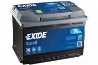Akumulator EXIDE Excell 12/74Ah EB740