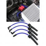 Mini R50 R52 R53 01-06 set kabela za paljenje plavi
