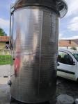 Inoks (inox) cisterna 5.000 l, s ugrađenim plaštom za hlađenje