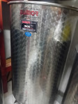 inox bačva 320 L + muljača za grožđe