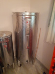 Inox bačva 400 l Letina