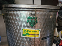 Inox bačva 380l