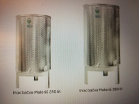 Inox bačve od 310 lit i 380 lit (u Pleternici)