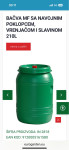 Plastična bačva za mošt 3 kom