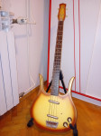 Danelectro Longhorn Bass / Fender Gigbag i strap