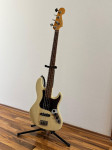 Fender Jazz Bass Deluxe 2003 Made in USA – Olympic White + originalni