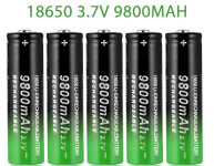 18650 3.7V li-ion 9800mAh punjiva baterija