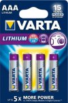 4 x litijska baterija Varta Lithium L92 R03 AAA-prodaja na komad