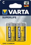 baterije 2x Varta Superlife R14 / C akumulatorska cinkovoda (blister)