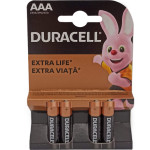 Baterije Duracell Basic AAA, LR03/MN2400, 1,5V, 4 komada