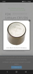 FDK Lithium CR1/3N CR1/3N baterija