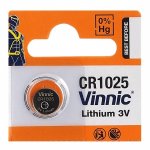 litijska baterija Vinnic CR1025