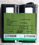 SAFT litijska baterija 2 LSH 20GP 7.3V, 16 komada
