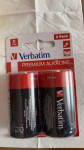 Baterije Verbatim Premium 1x2 Alkaline D-LR20, 1.5 V baterije (NOVO).