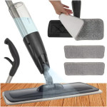 RUHHY mop s raspršivačem 600 ml – plosnati mikrofiber mop za brzo čišć
