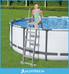 Bestway Flowclear sigurnosne ljestve za bazen s 4 stepenice 132 cm - N
