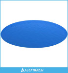 Okrugli plavi bazenski prekrivač od PE 549 cm - NOVO