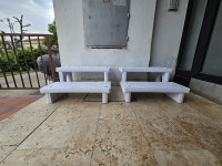 Plastične stepenice za hidromasažne bazene - bijele