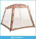 Šator za bazen od tkanine 500 x 433 x 250 cm maskirni - NOVO