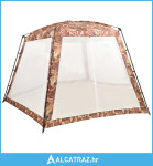 Šator za bazen od tkanine 590 x 520 x 250 cm maskirne boje - NOVO