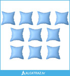 Zimski jastuci na napuhavanje za bazenski pokrov 10 kom PVC - NOVO