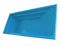 Bazen poliesterski 6,50x3,00x1,55 m.