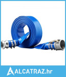 Crijevo za ispiranje, 51 mm x 15,24 m, teško PVC plosnato ispusno crij