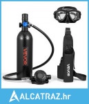 Mini boca za ronjenje, prijenosna boca za ronjenje od 1 l za podvodno