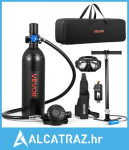 Mini boca za ronjenje, prijenosna boca za ronjenje od 1 l za podvodno
