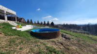 Montažni bazen Azuro drveni izgled 4.6X1.2 m
