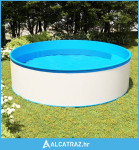 Nadzemni bazen 350 x 90 cm bijeli - NOVO