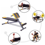 Fitnes klupa sa molitvenikom i negativnim nagibom HMS Premium