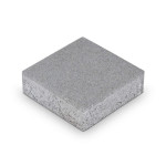 SAMOBORKA OPLOČNIK APOLON, SIVA, GLATKA POVRŠINA d= 6 cm, 10 x 10 cm