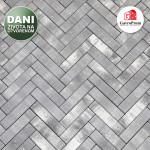 SEMM.PARCETTO 40X10X8CM SIVO-CRNO-BIJELA (#7,68M2) (Š.61821175)