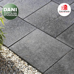 SEMM.UMBRIANO 25X25X8CM ANTRACIT SIVA (#6M2)