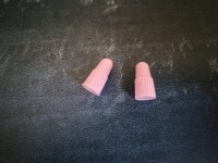 Kapice za presta ventil - svjetlo roza i blijedo zelena