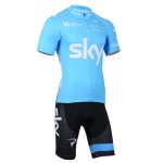Biciklistički dres (hlače s tregerima i majica) Sky