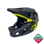Full Face Kaciga eRIDER360 INTEGRA Sport (Black/Green) - Veličina L
