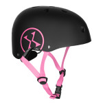 Nils Extreme kaciga crno-roza veličina XS 48–52 cm