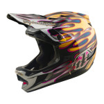 TLD HELMET D4 CARBON MIPS OVERSPRAY GOLD / BLACK (13903000) XS