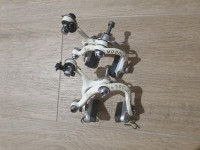 Vintage bijele Modolo Team kočnice, Flash i Corsa čeljusti