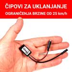 ČIPOVI ZA UKLANJANJE OGRANIČENJA BRZINE (za sve vrste e-bicikala)