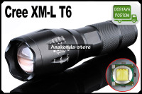 Lov ZOOM Svjetlo za Bicikl XML-T6 UltraFire Bijela Lovačka Baterija