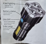 LAMPA, BATERIJA SNAŽNA S VIŠE FUNKCIJA USB