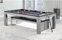 Biljar stol Parsons 7ft srebrna