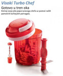 Tupperware visoki turbo chef 730 ml crveni