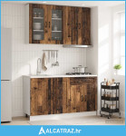 Kuhinjska jedinica KALMAR 4 pcs Staro drvo Konstruirano drvo - NOVO
