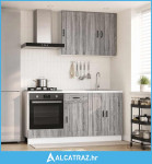 Kuhinjska jedinica PORTO 5 pcs Siva Sonoma Konstruirano drvo - NOVO