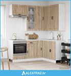 Kuhinjska jedinica PORTO 8 pcs Hrast sonoma Konstruirano drvo - NOVO