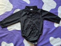 Crni bodi košulja 62 / 68